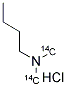 N,N-DIMETHYLBUTYLAMINE HYDROCHLORIDE, [METHYL-14C] 结构式