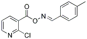 2-CHLORO-3-[(([(4-METHYLPHENYL)METHYLENE]AMINO)OXY)CARBONYL]PYRIDINE 结构式
