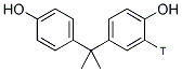 Bisphenol a, [3H]- 结构式