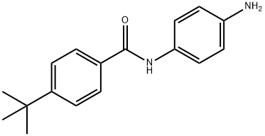 N-(4-AMINOPHENYL)-4-TERT-BUTYLBENZAMIDE 结构式
