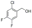 (2-CHLORO-4,5-DIFLUORO-PHENYL)-METHANOL 结构式