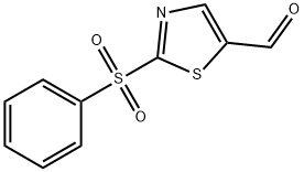 2-(PHENYLSULFONYL)-1,3-THIAZOLE-5-CARBALDEHYDE 结构式