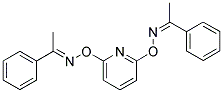 1-PHENYL-1-ETHANONE O-(6-([(1-PHENYLETHYLIDENE)AMINO]OXY)-2-PYRIDINYL)OXIME 结构式