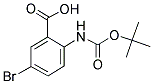 BOC-2-AMINO-5-BROMOBENZOIC ACID 结构式