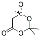 2,2-DIMETHYL-1,3-DIOXANE-4,6-DIONE [1-14C] 结构式