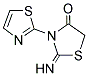 2-Imino-3-(2-thiazolyl)-4-thiazolidinone 结构式