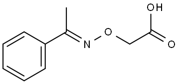 (1-Phenyl-ethylideneaminooxy)-acetic acid 结构式