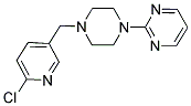 2-(4-[(6-CHLORO-3-PYRIDINYL)METHYL]PIPERAZINO)PYRIMIDINE 结构式