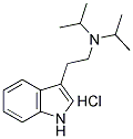 3-(2-DIISOPROPYLAMINOETHYL)INDOLE HCL 结构式