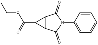 ETHYL 2,4-DIOXO-3-PHENYL-3-AZABICYCLO[3.1.0]HEXANE-6-CARBOXYLATE 结构式