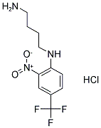 N-[2-NITRO-4-(TRIFLUOROMETHYL)PHENYL]BUTANE-1,4-DIAMINE HYDROCHLORIDE 结构式