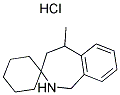 5-METHYL-1,2,4,5-TETRAHYDROSPIRO[2-BENZAZEPINE-3,1'-CYCLOHEXANE] HYDROCHLORIDE 结构式