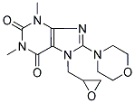 1,3-DIMETHYL-8-MORPHOLINO-7-(2-OXIRANYLMETHYL)-2,3,6,7-TETRAHYDRO-1H-2,6-PURINEDIONE 结构式