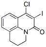 7-CHLORO-6-IODO-2,3-DIHYDRO-1H,5H-PYRIDO[3,2,1-IJ]QUINOLIN-5-ONE 结构式