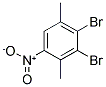 2,3-Dibromo-1,4-dimethyl-5-nitrobenzene 结构式