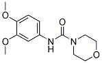 N-(3,4-DIMETHOXYPHENYL)-4-MORPHOLINECARBOXAMIDE 结构式