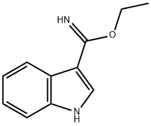 1H-吲哚-3-碳酰亚胺乙酯 结构式