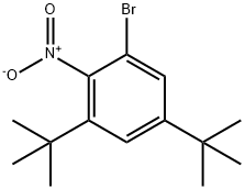 1-BROMO-3,5-DITERT-BUTYL-2-NITROBENZENE 结构式