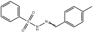 N'-[(E)-(4-METHYLPHENYL)METHYLIDENE]BENZENESULFONOHYDRAZIDE 结构式