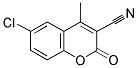 6-CHLORO-3-CYANO-4-METHYLCOUMARIN 结构式