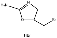 5-BROMOMETHYL-4,5-DIHYDRO-OXAZOL-2-YLAMINE HYDROBROMIDE 结构式