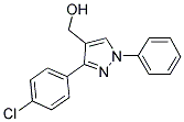 (3-(4-CHLOROPHENYL)-1-PHENYL-1H-PYRAZOL-4-YL)METHANOL 结构式