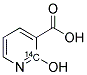 2-Hydroxynicotinic acid, [2-14C] 结构式