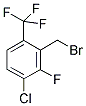 3-CHLORO-2-FLUORO-6-(TRIFLUOROMETHYL)BENZYL BROMIDE 结构式