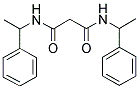 N,N'-BIS-(1-PHENYL-ETHYL)-MALONAMIDE 结构式