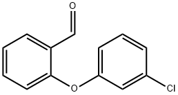 2-(3-氯苯氧基)苯甲醛 结构式