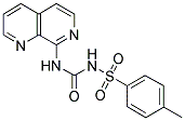 N-[(4-METHYLPHENYL)SULPHONYL]-N'-(1,7-NAPHTHYRIDIN-8-YL)UREA 结构式
