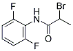 2-BROMO-N-(2,6-DIFLUOROPHENYL)PROPANAMIDE 结构式