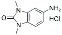 5-Amino-1,3-dimethyl-1,3-dihydro-benzoimidazol-2-one hydrochloride 结构式