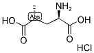 (2R,4R)-4-METHYLGLUTAMIC ACID HYDROCHLORIDE 结构式