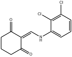 2-[(2,3-DICHLOROANILINO)METHYLENE]-1,3-CYCLOHEXANEDIONE 结构式