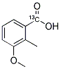 3-METHOXY-2-METHYLBENZOIC ACID (CARBOXYL-13C) 结构式