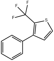 3-PHENYL-2-(TRIFLUOROMETHYL)THIOPHENE 结构式