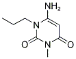 6-AMINO-3-METHYL-1-PROPYL-1H-PYRIMIDINE-2,4-DIONE 结构式