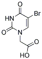 (5-Bromo-2,4-dioxo-3,4-dihydropyrimidin-1(2H)-yl)acetic acid 结构式