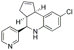 (3AS,4R,9BR)-8-CHLORO-4-PYRIDIN-3-YL-3A,4,5,9B-TETRAHYDRO-3H-CYCLOPENTA[C]QUINOLINE 结构式