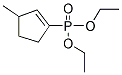 DIETHYL 3-METHYLCYCLOPENT-1-ENYLPHOSPHONATE 结构式