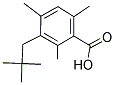 2,4,6-TRIMETHYL-3-NEOPENTYLBENZOIC ACID 结构式