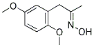 (2,5-DIMETHOXYPHENYL)ACETONE OXIME 结构式