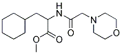 METHYL 3-CYCLOHEXYL-2-[(2-MORPHOLINOACETYL)AMINO]PROPANOATE 结构式