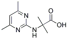 N-(4,6-DIMETHYLPYRIMIDIN-2-YL)-2-METHYLALANINE 结构式