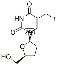 3'-DEOXYTHYMIDINE, [METHYL-3H]- 结构式