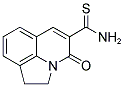 1,2-DIHYDRO-4-OXO-PYRROLO[3,2,1-IJ]QUINOLINE-5-CARBOTHIOAMIDE 结构式