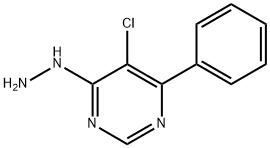 5-Chloro-4-hydrazino-6-phenylpyrimidine 结构式