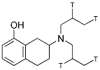 8-HYDROXY-[3H]DPAT 结构式