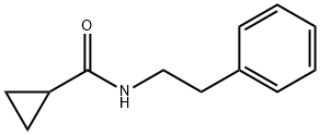 N-PHENETHYLCYCLOPROPANECARBOXAMIDE 结构式